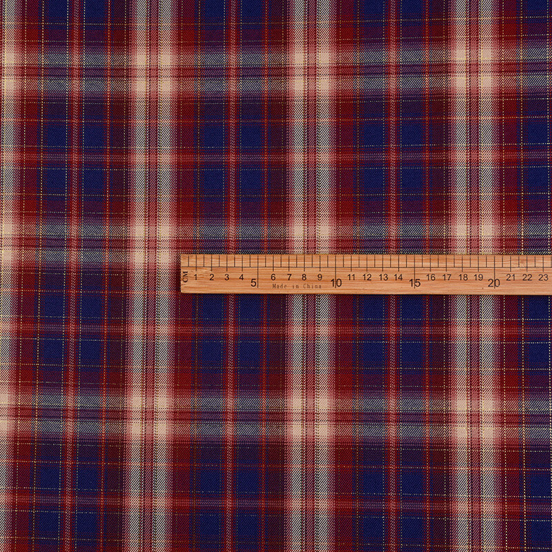 Plaid Yarn Dyed Poplin Fabric for Suit Wholesale Supplier 11